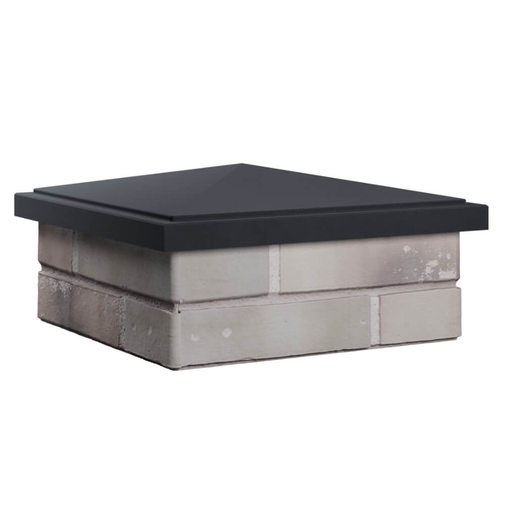 Колпак Zking БонаМоно Серый на столб 1.5х1.5 кирпича (385х385, 400х400мм) в Раменском фото