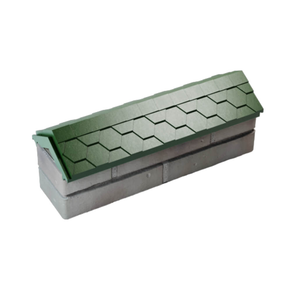 Парапет Zking Эверест Зеленый с посадкой на 0.5 кирпича (130мм) в Раменском фото