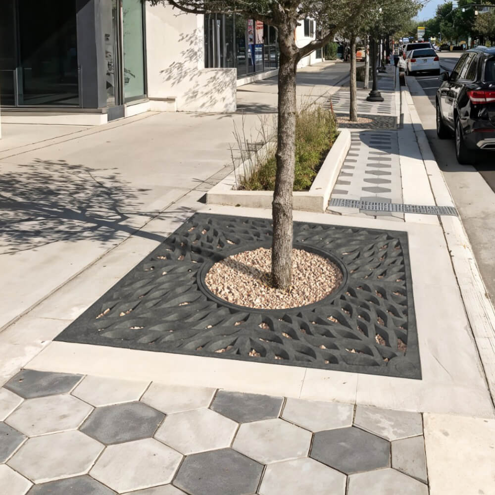 Приствольная решетка для дерева ZKING CRUST 2х2м Черная в Раменском фото