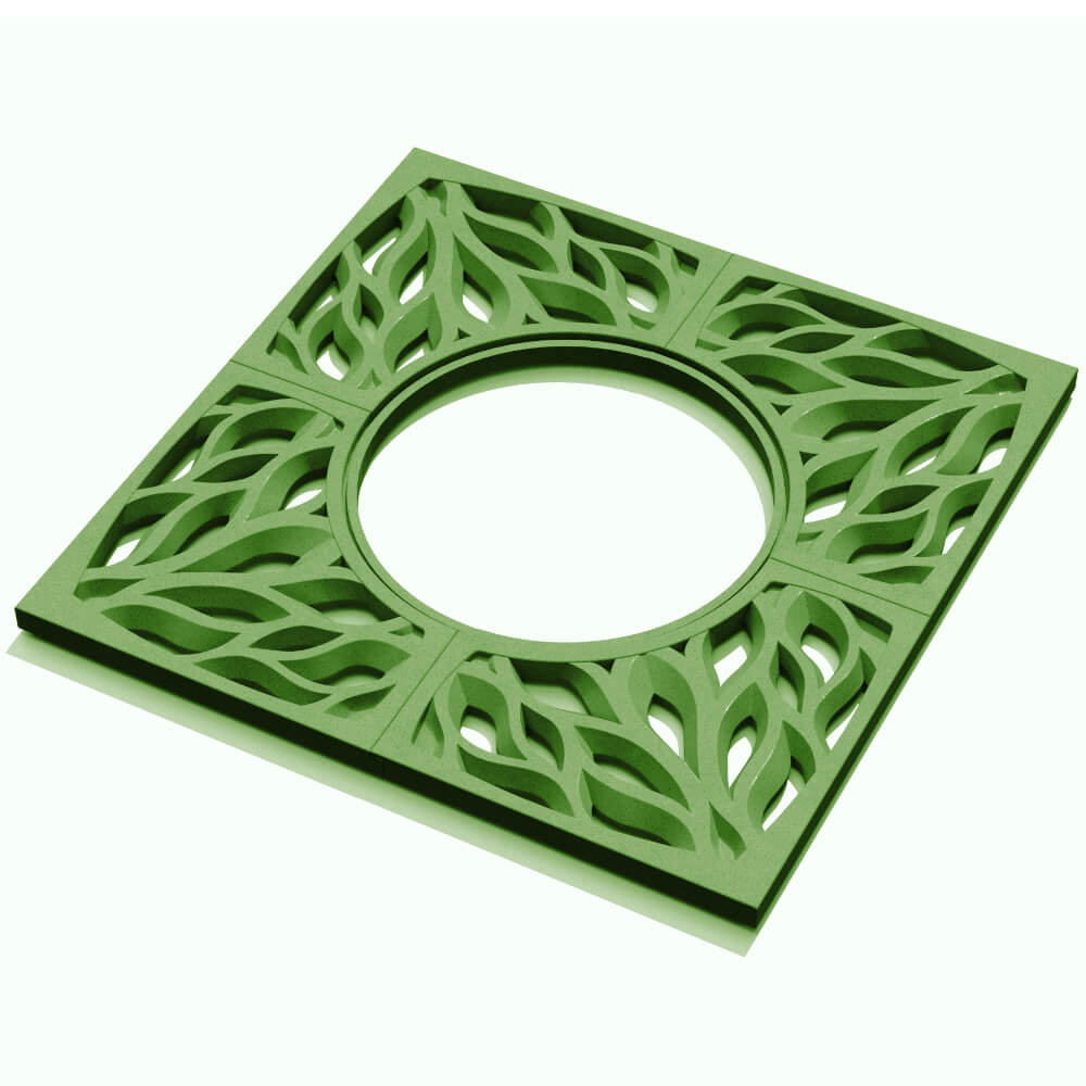 Приствольная решетка для дерева ZKING CRUST 1.2х1.2м Зеленая в Раменском фото