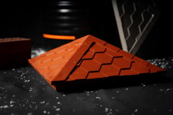 Колпак Zking Эверест Красный на столб 1.5х1.5 кирпича (390х390мм) в Раменском фото