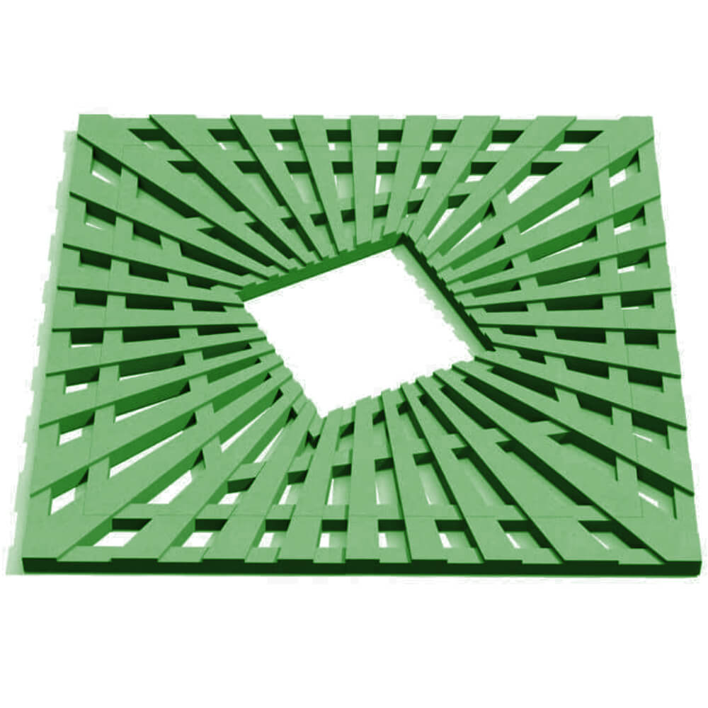 Приствольная решетка для дерева ZKING ATMOSPHERE 1.2х1.2м Зеленая Раменское фото