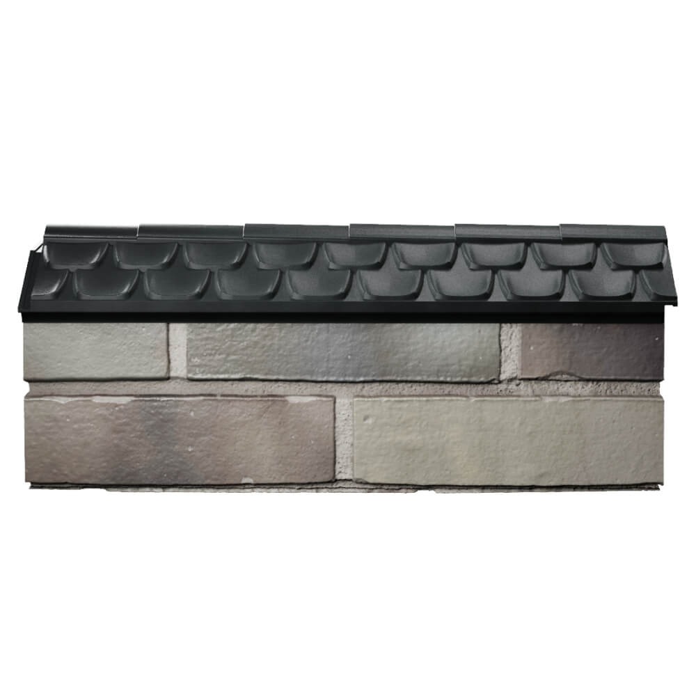 Парапет Zking Эльбрус Черный с посадкой на 0.5 кирпича (130мм) в Раменском фото